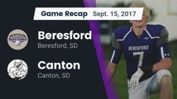 Recap: Beresford  vs. Canton  2017