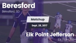 Matchup: Beresford vs. Elk Point Jefferson  2017