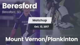 Matchup: Beresford vs. Mount Vernon/Plankinton 2017