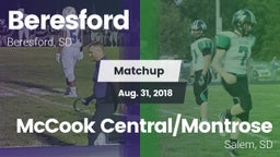 Matchup: Beresford vs. McCook Central/Montrose  2018