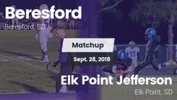 Matchup: Beresford vs. Elk Point Jefferson  2018