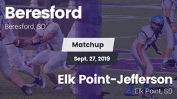 Matchup: Beresford vs. Elk Point-Jefferson  2019