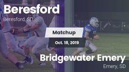 Matchup: Beresford vs. Bridgewater Emery 2019