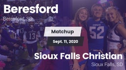 Matchup: Beresford vs. Sioux Falls Christian  2020