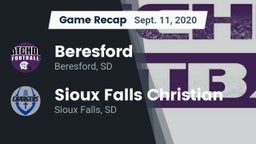 Recap: Beresford  vs. Sioux Falls Christian  2020