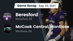 Recap: Beresford  vs. McCook Central/Montrose  2021