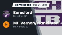 Recap: Beresford  vs. Mt. Vernon/Plankinton  2021