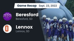 Recap: Beresford  vs. Lennox  2022