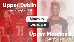 Matchup: Upper Dublin vs. Upper Moreland  2016