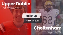 Matchup: Upper Dublin vs. Cheltenham  2017