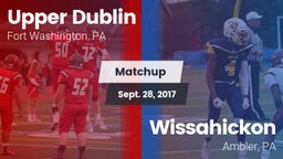 Matchup: Upper Dublin vs. Wissahickon  2017