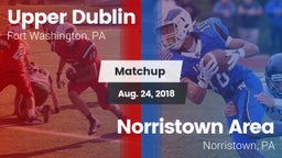 Matchup: Upper Dublin vs. Norristown Area  2018