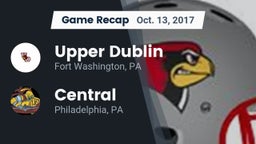 Recap: Upper Dublin  vs. Central  2017