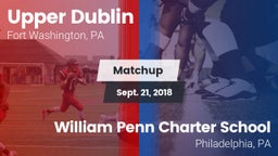 Matchup: Upper Dublin vs. William Penn Charter School 2018