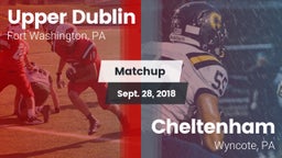 Matchup: Upper Dublin vs. Cheltenham  2018