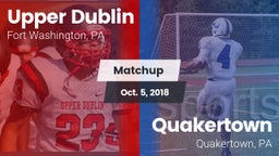 Matchup: Upper Dublin vs. Quakertown  2018