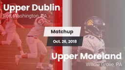 Matchup: Upper Dublin vs. Upper Moreland  2018