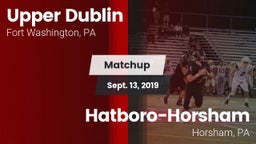 Matchup: Upper Dublin vs. Hatboro-Horsham  2019