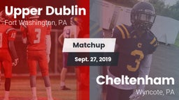 Matchup: Upper Dublin vs. Cheltenham  2019