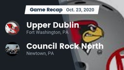 Recap: Upper Dublin  vs. Council Rock North  2020
