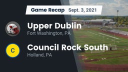 Recap: Upper Dublin  vs. Council Rock South  2021