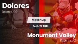 Matchup: Dolores vs. Monument Valley  2018