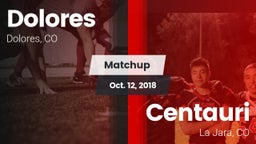 Matchup: Dolores vs. Centauri  2018