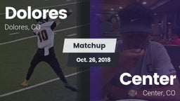 Matchup: Dolores vs. Center  2018