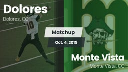 Matchup: Dolores vs. Monte Vista  2019