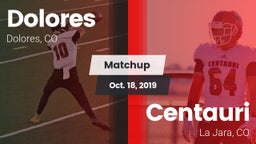 Matchup: Dolores vs. Centauri  2019