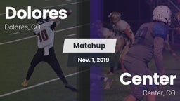 Matchup: Dolores vs. Center  2019