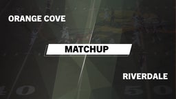 Matchup: Orange Cove vs. Riverdale  2015