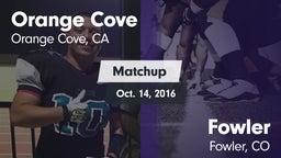 Matchup: Orange Cove vs. Fowler  2015