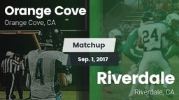 Matchup: Orange Cove vs. Riverdale  2017