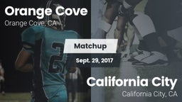 Matchup: Orange Cove vs. California City  2017