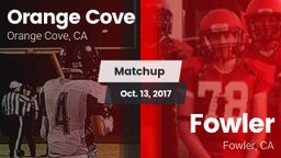 Matchup: Orange Cove vs. Fowler  2017