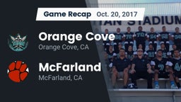 Recap: Orange Cove  vs. McFarland  2017