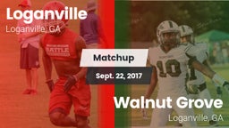 Matchup: Loganville High vs. Walnut Grove  2017