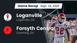 Recap: Loganville  vs. Forsyth Central  2020