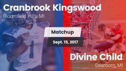 Matchup: Cranbrook Kingswood vs. Divine Child  2017