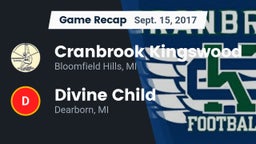 Recap: Cranbrook Kingswood  vs. Divine Child  2017