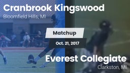 Matchup: Cranbrook Kingswood vs. Everest Collegiate  2017