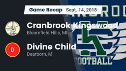 Recap: Cranbrook Kingswood  vs. Divine Child  2018