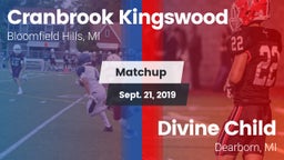 Matchup: Cranbrook Kingswood vs. Divine Child  2019