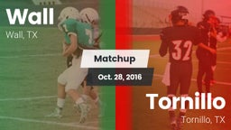 Matchup: Wall vs. Tornillo  2016