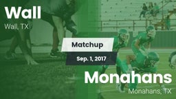 Matchup: Wall vs. Monahans  2017