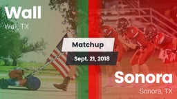 Matchup: Wall vs. Sonora  2018