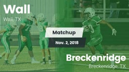 Matchup: Wall vs. Breckenridge  2018
