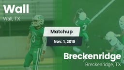 Matchup: Wall vs. Breckenridge  2019