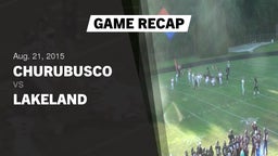Recap: Churubusco  vs. Lakeland  2015